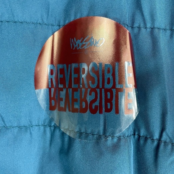 Mossimo Men Reversible Vest green/blue size L nwt - Picture 3 of 12